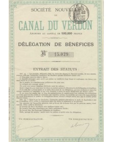 Société Nouvelle du Canal du Verdon (1897)