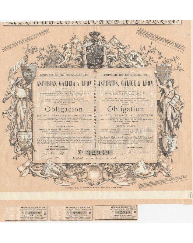 Cie des Chemins de Fer des Asturies, Galice et Léon