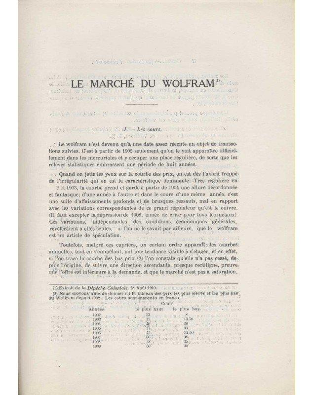 Notice sur les Mines Indochinoises du Tonkin, 1911