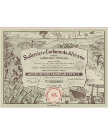 Sisaleraies et Carburants Africains Anciennement Distilleries Africaines