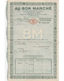 Au Bon Marché "Maison Aristide Boucicaut" Paris