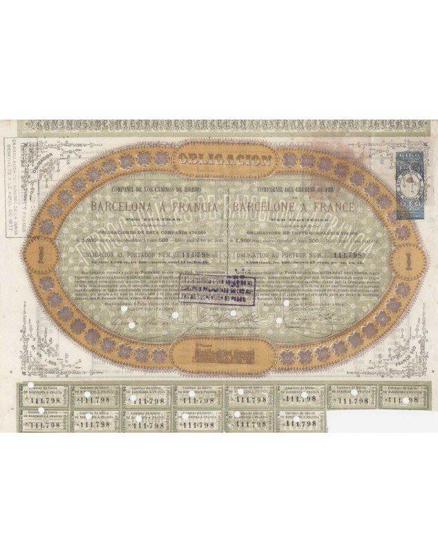 Cie des Chemins de Fer de Barcelone à France
