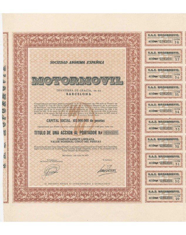 Motormovil Sociedad Anonima Espanola