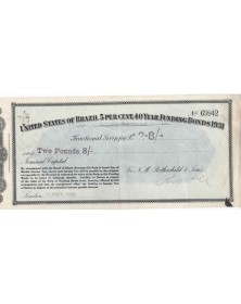 United States of Brazil - 5% Loan Funding Bonds 1931
