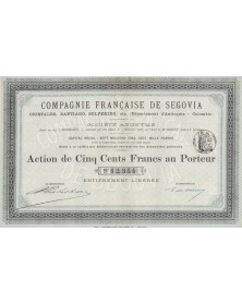 Cie Française de Segovia, Cristales, Santiago, etc. (Département d'Antioquia, Colombie)