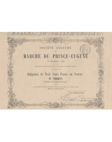 S.A. du Marché du Prince-Eugène Paris XIème arrdt.