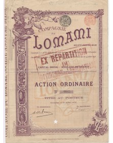 Cie du Lomami, S.A. Belge