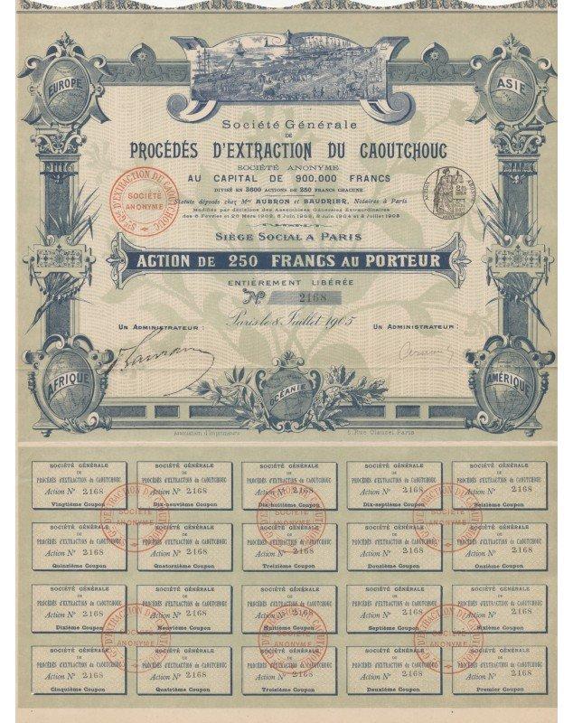 Sté Générale de Procédés d'Extraction du Caoutchouc