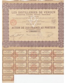 Les Distilleries de Verdun. Production d'Alcool Rectifié Pasteurisé