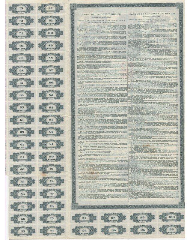 Banco de Londres y Mexico S.A. ("Queen Victoria")