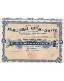 Société Métallurgique et Minière des Cévennes (1907)