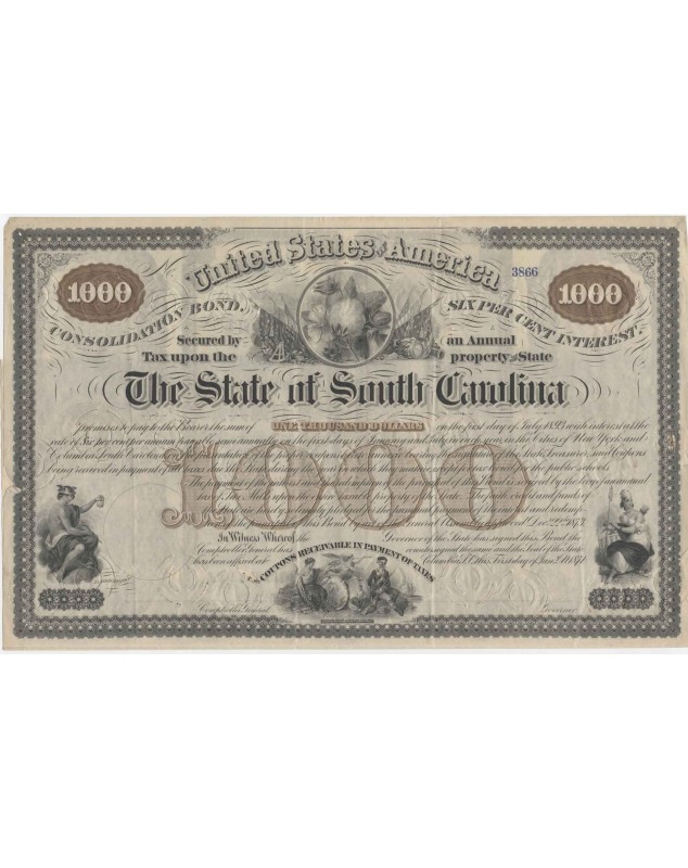 State of South Carolina Bond
