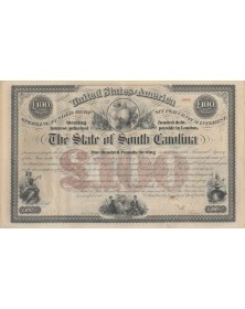 The State of South Carolina - 6% Consolidated Bond 100£