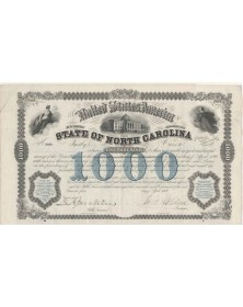 State of North Carolina - 1000$ 6% Bond