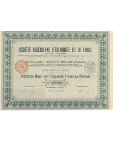 Société Algérienne d'Eclairage et de Force (1929)