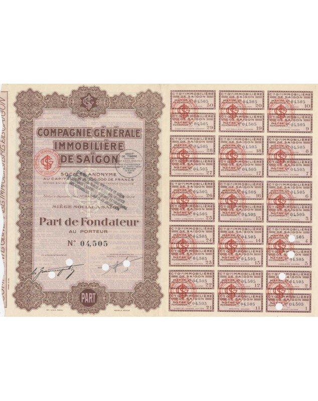 Cie Générale Immobilière de Saigon