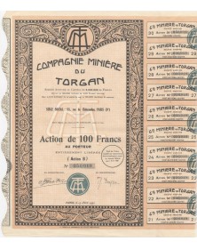 Compagnie Minière du Torgan. 1930