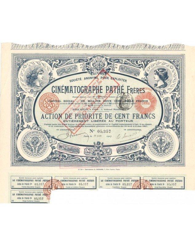 Sté pour Exploiter le Cinématographe Pathé Frères