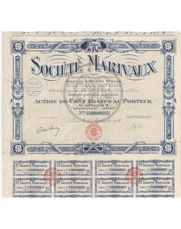 Société Marivaux. 1928
