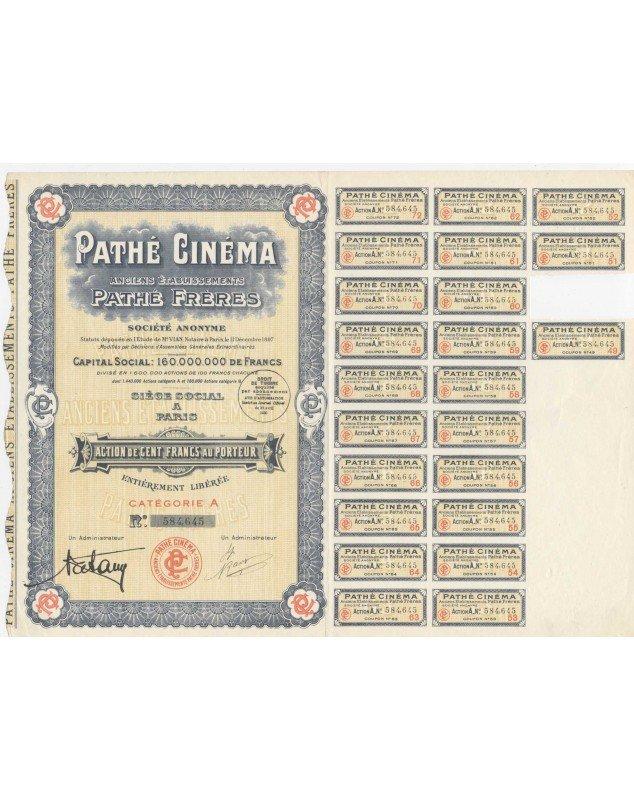 Pathé Cinéma, Anciens Ets Pathé Frères