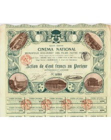 S.A. Cinéma National. Monopole Sud-Ouest des Films Pathé Frères