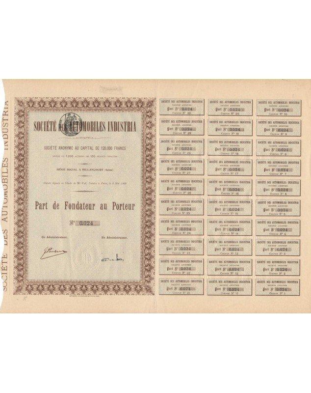 Sté des Automobiles Industria