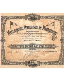 Messageries Françaises de Madagascar. 1900