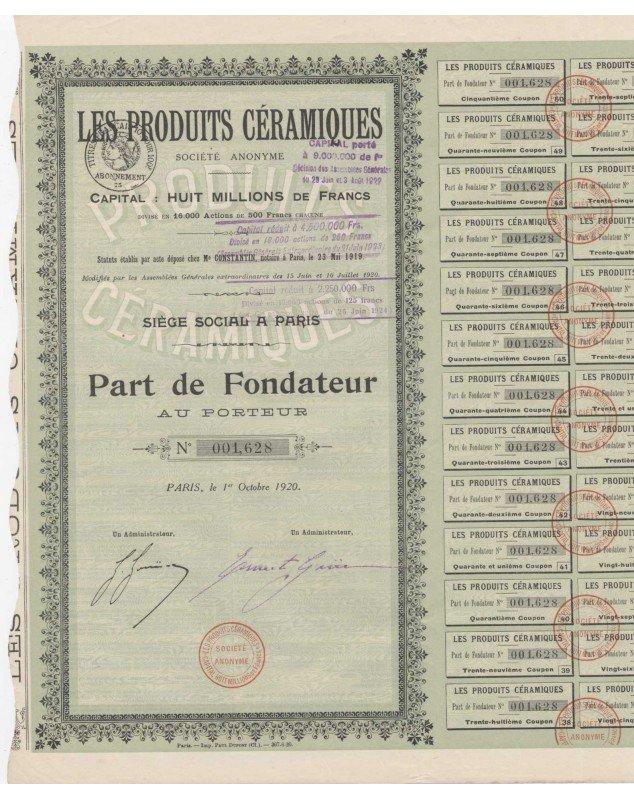 Les Produits Céramiques S.A.