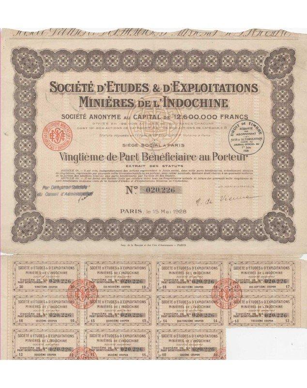 Sté d'Etudes & Exploitations Minières de l'Indochine