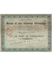 Compagnie du Maroc et des Colonies Africaines
