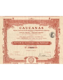 Caucanas, Recherches et Exploitations Minières (1914)