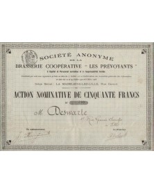 S.A. de la Brasserie Coopérative ''Les Prévoyants''