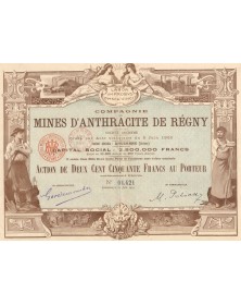 Compagnie des Mines d'Anthracite de Régny (Loire)