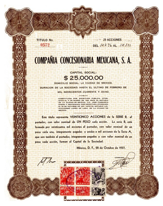 Compañia Concesionaria Mexicana S.A.