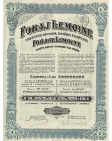 Foraj Lemoine - Forage Lemoine, S.A. Roumaine par Actions (Lemoine Drilling)