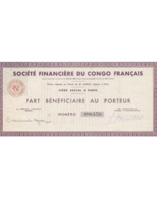 Sté Financière du Congo Français