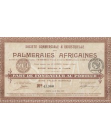 Société Commerciale & Industrielle des Palmeraies Africaines (SCIPA)