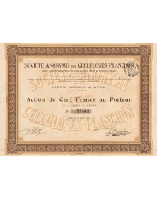 S.A. des Celluloses Planchon. 1907