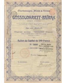 Charbonnages, Mines & Usines de Gossoudarieff-Baïrak