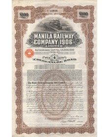 The Manila Railway Company (1906) Ltd. ''A'' Debenture 4%