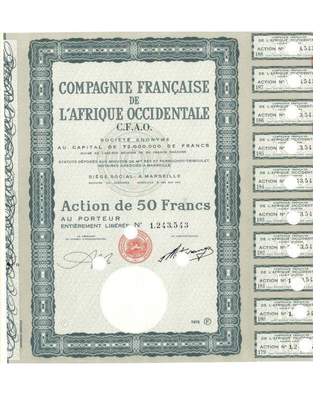 Cie Française de l'Afrique Occidentale (CFAO)