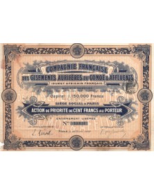 Cie Française des Gisements Aurifères du Comoé & Affluents (1912)