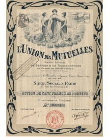 L'Union des Mutuelles. S.A. de Gestion & de Réassurances (1910)