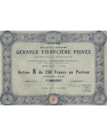 S.A. Gérance Financière Privée