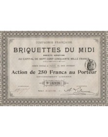 Cie Française des Briquettes du Midi