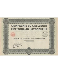 Compagnie du Celluloïd Petitcollin - Oyonnithe