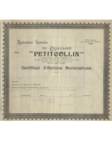 Applications Générales du Celluloïd "Petitcollin"