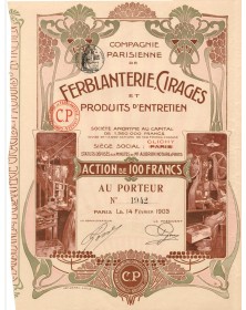 Compagnie Parisienne de Ferblanterie, Cirages & Produits d'Entretien
