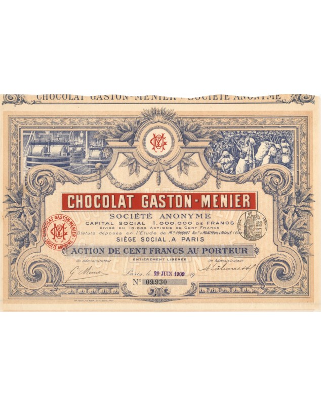 Chocolat Gaston - Menier S.A.