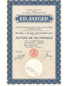 S.A. des Etablissements Ed. Jaeger
